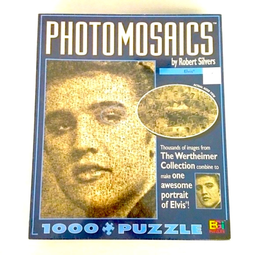 Elvis Presley Jigsaw Puzzle Photomosaics 1026pc NIB